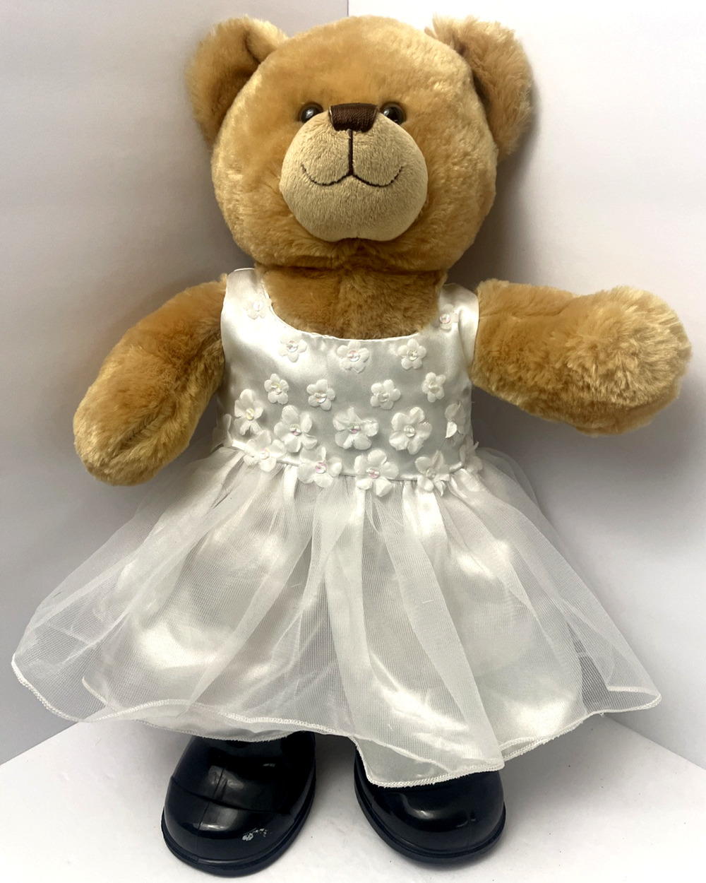Build-A-Bear Brown Tan Teddy Bear Plush 16" Stuffed Animal Toy BAB Workshop